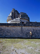 Observatory at Chichen Itza - chichen itza mayan ruins,chichen itza mayan temple,mayan temple pictures,mayan ruins photos